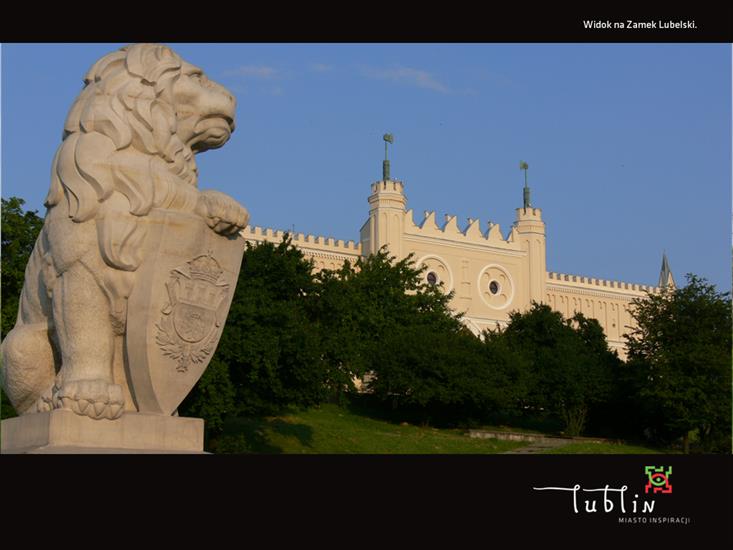 Zamki,Pałace,Dwory - Lew_i_zamek_w_Lublinie_.jpg