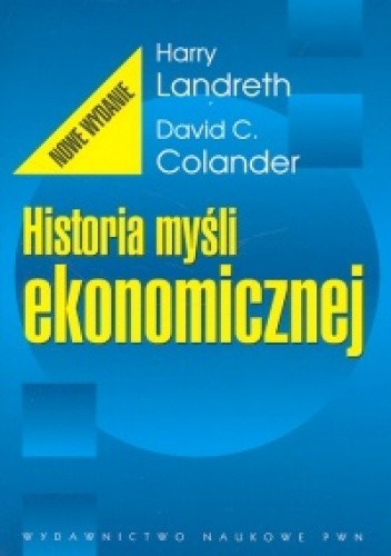 Historia mysli ekonomicznej - Landreth Harry Colander David C_ 3104 - cover.jpg