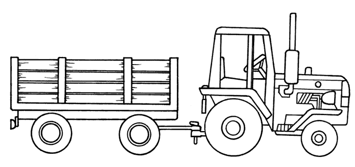 pojazdy - traktor z przczepą.bmp