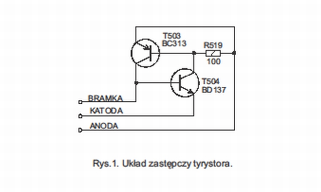 Proste Schematy - Układ zastępczy tyrystora.jpg